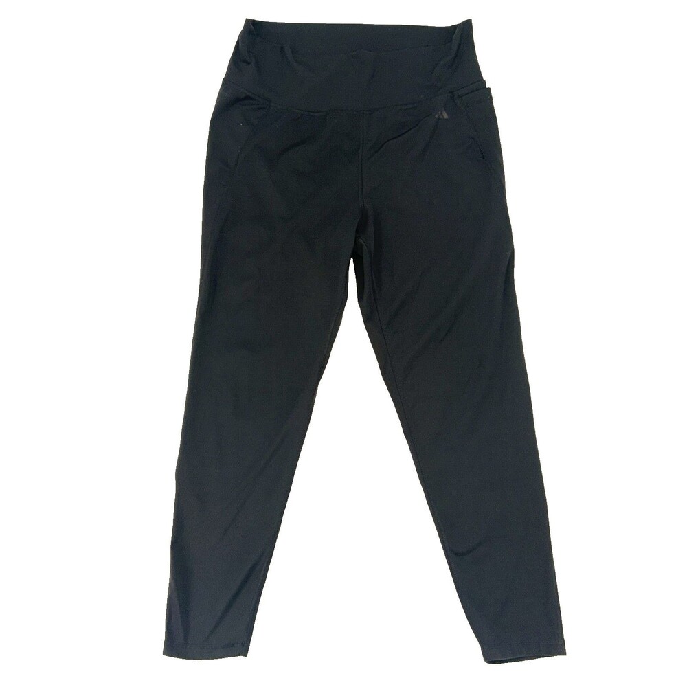 Adidas Womens Leggings 2XLT Black High Rise Tight Fit Athletic Tall